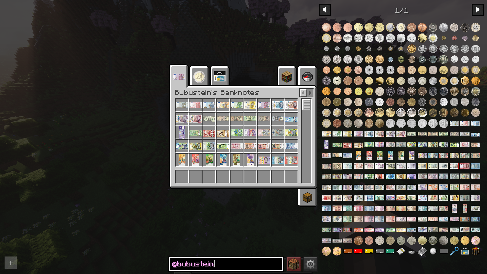 Демонстрация валют